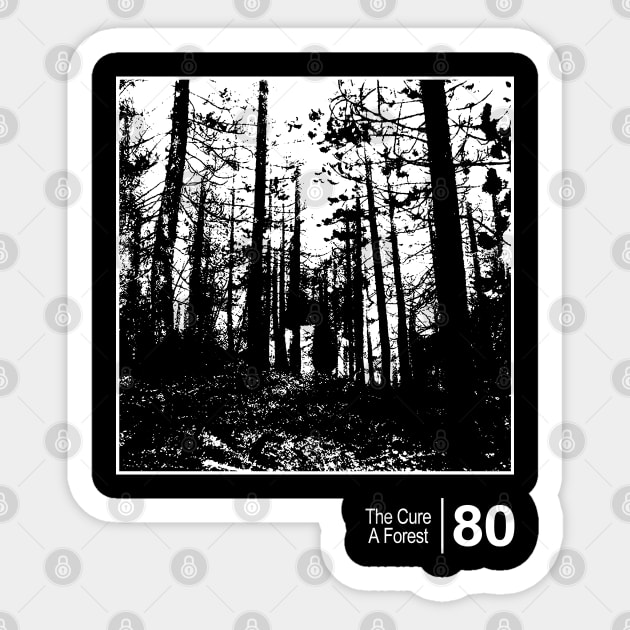 A Forest 80 Retro Aesthetic Fan Art Design Sticker by Chess BiologicalAnatomical 